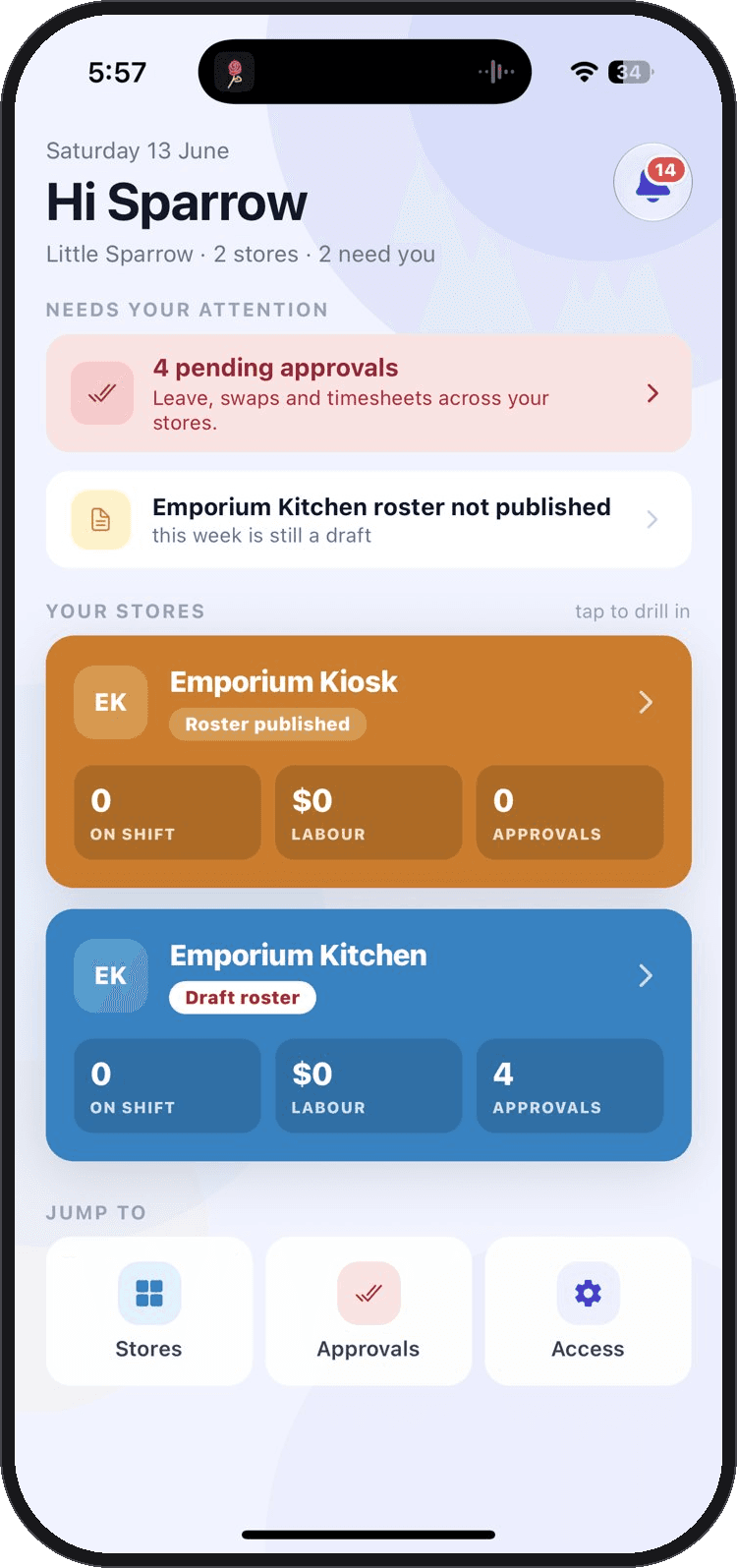 Orbit Operations on iPhone